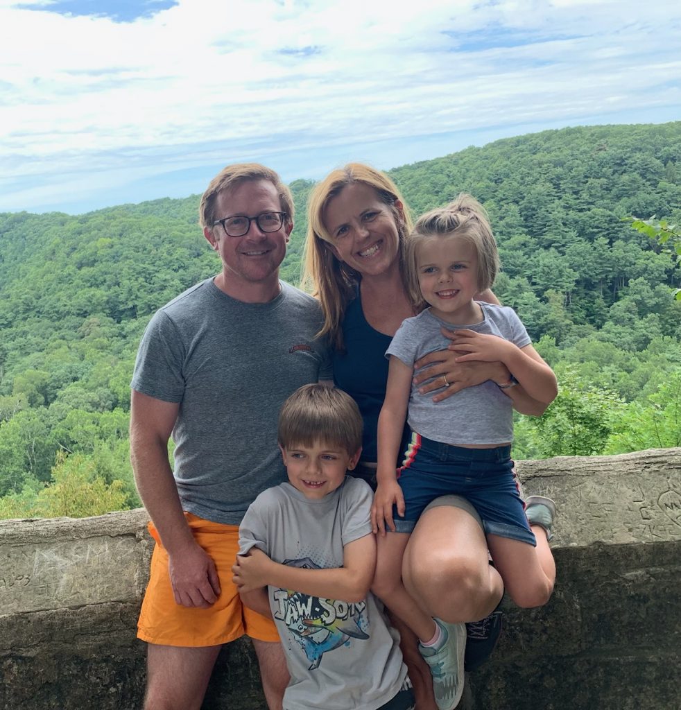Zach Price and his family enjoying Ohio State Parks.
